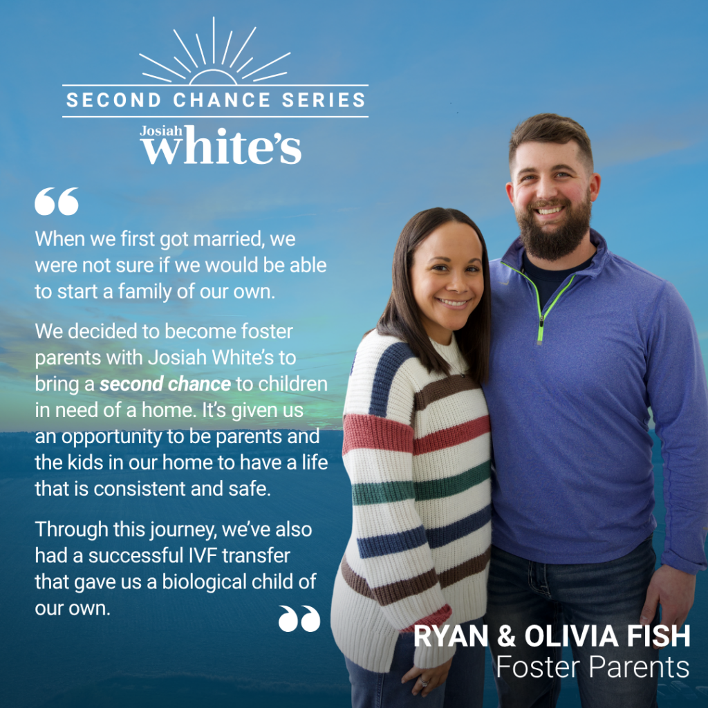Ryan & Olivia Fish share their testimony as their second chance through foster parenting.